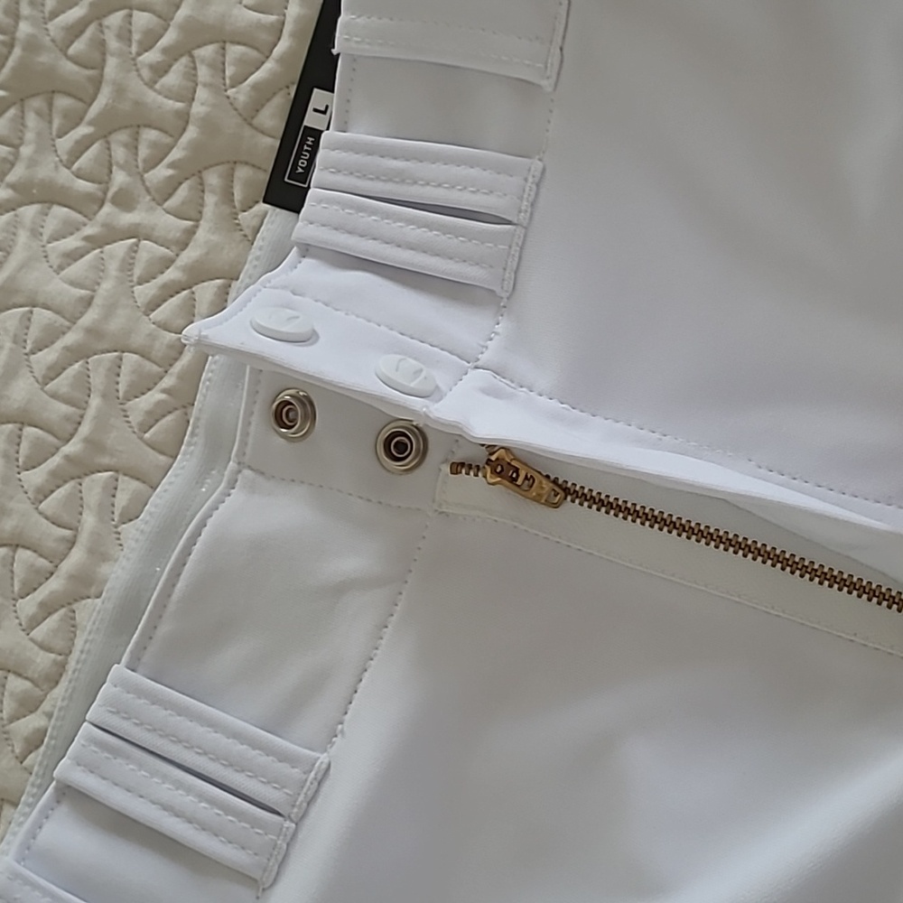 Champro Youth Baseball Pants White - Picture 2 of 5